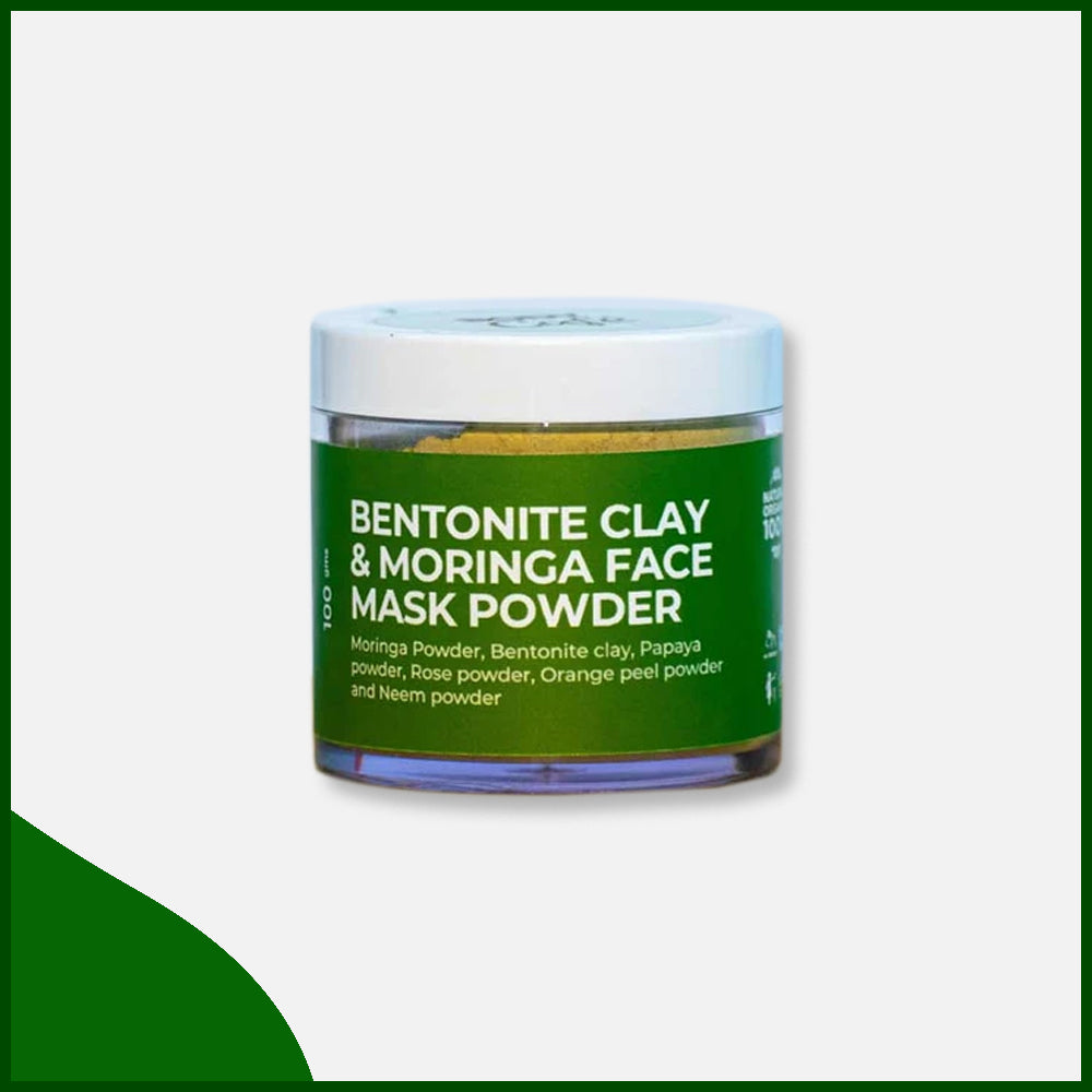 BodyCafé Moringa, Neem & Bentonite Clay Face Pack Powder