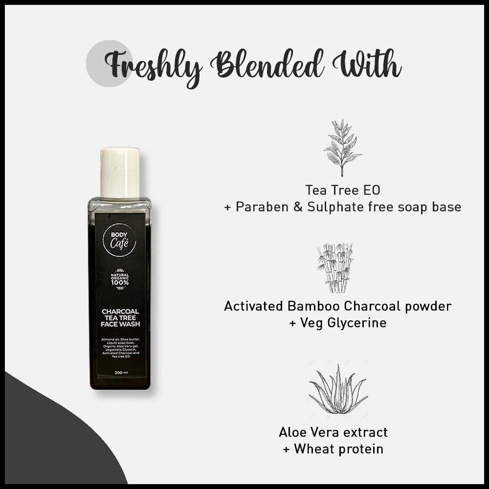 BodyCafé Bamboo Charcoal Face Wash