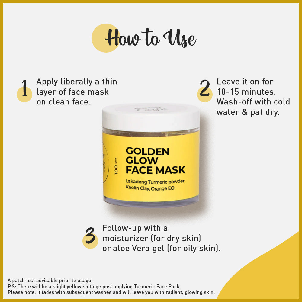 BodyCafé Golden Glow Face Mask