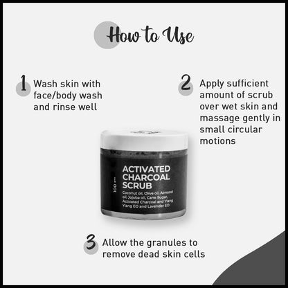 BodyCafé Bamboo Charcoal Face & Body Scrub