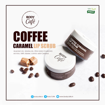 BodyCafé Coffee Caramel Lip Scrub
