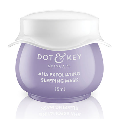 Dot & Key Exfoliating Sleeping Mask 12% Lactic + 2% Hyaluronic acid (15ml)