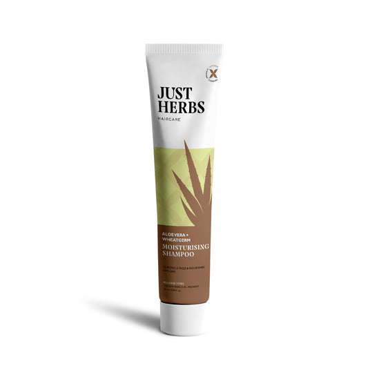 Just Herbs Aloe Vera + Wheatgerm Moisturising Shampoo - 25ml