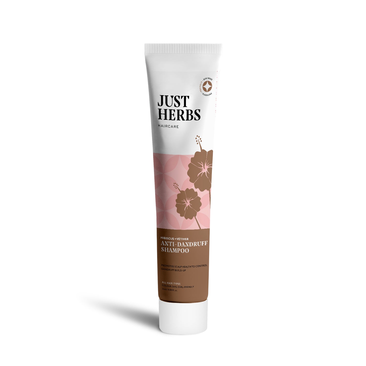 Just Herbs Hibiscus + Vetiver Anti-Dandruff Shampoo - 25ml